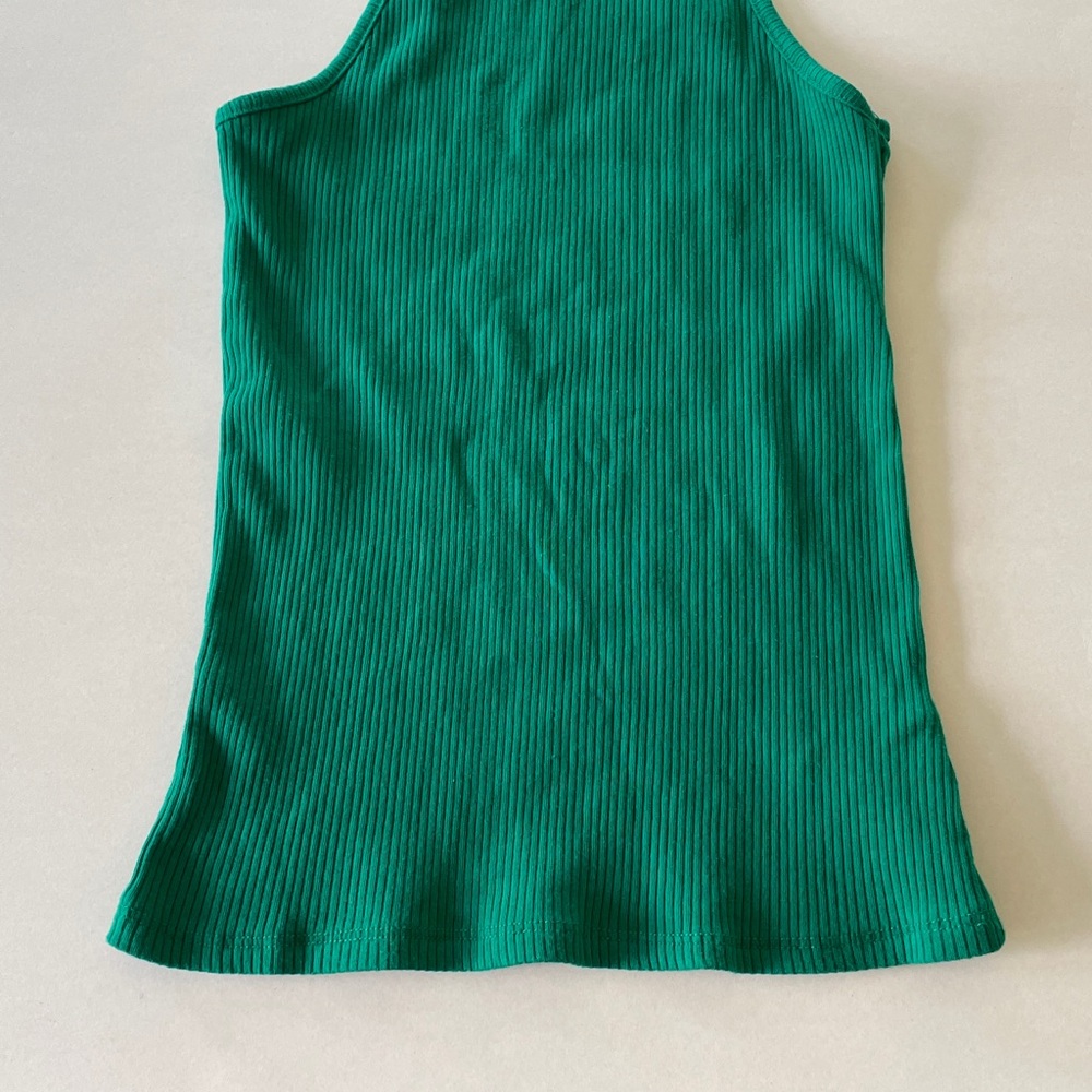 Ambience Ribbed Tank Top Green - Picture 7 of 12
